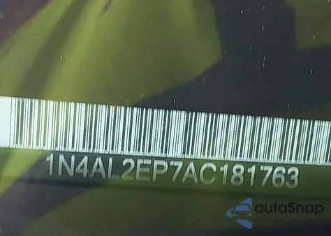 2010 Nissan Altima 2.5 S z USA, uszkodzony, nr VIN 1N4AL2EP7AC181763